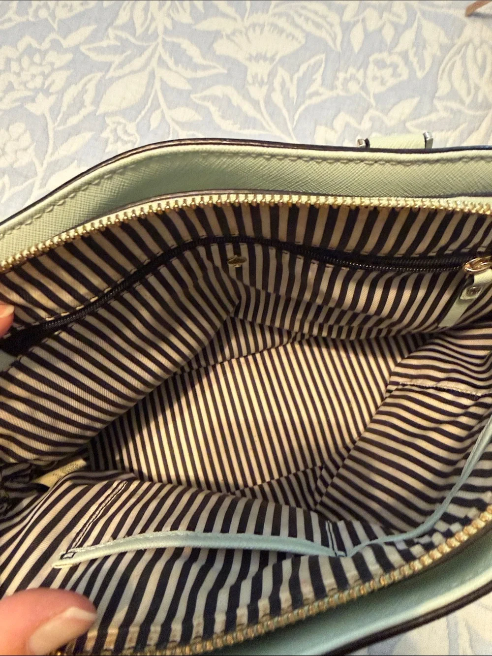 kate spade Light Sage Dome Satchel with Gold Hardware - Picture 2 of 4